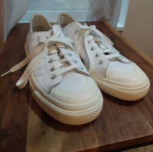 Adidas White Nizza Sneakers